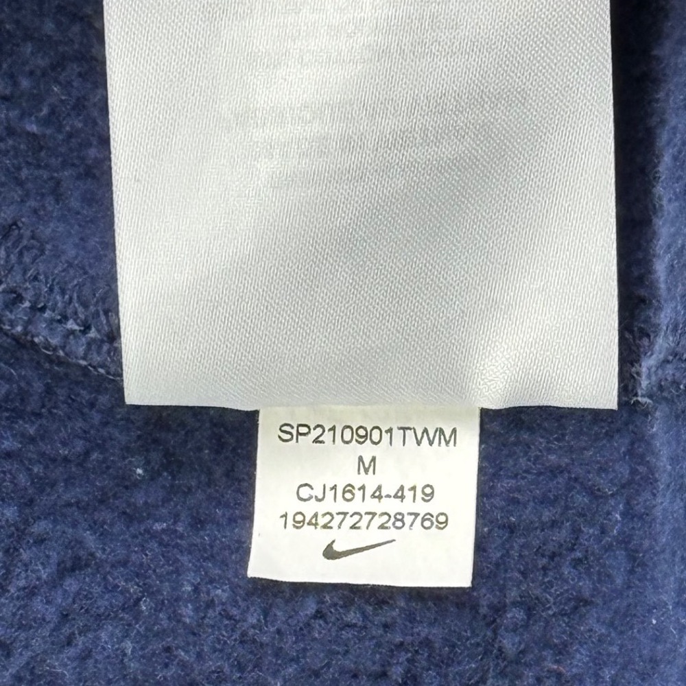 Nike‎ Eagles Crewneck Sweatshirt Mens Medium Blue Yellow Swoosh Pullover - Picture 5 of 9